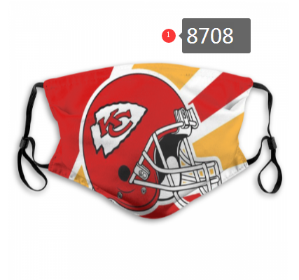 NFL 2020 Kansas City Chiefs #4 Dust mask with filter